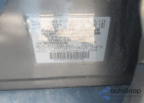 2023 Nissan Kicks Sv Xtronic Cvt from USA, damaged, VIN 3N1CP5CV1PL531785